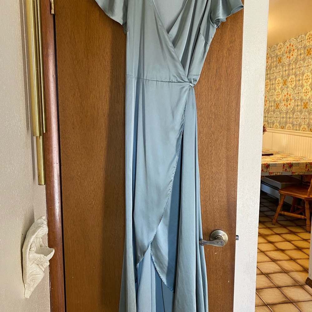 Baltic Born Light Sage Green High Low Dress